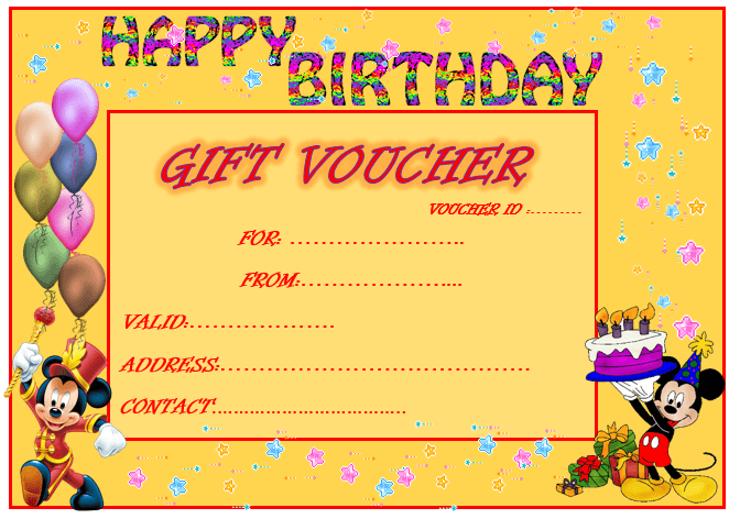 11 Free Gift Voucher Templates - Word Templates for Free Download