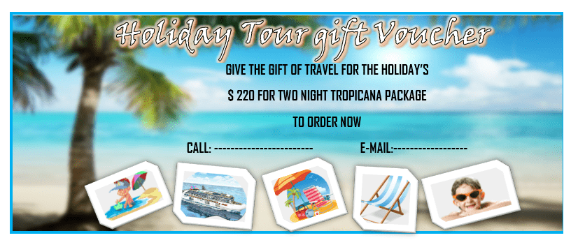 Holiday Voucher Template Word