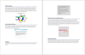 Capacity Plan Template | Word Templates for Free Download