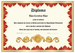 Diploma Certificate Template 05 | Word Templates for Free Download