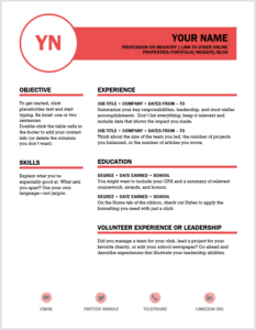 Professional, Creative and Modern Resume Templates | Word Templates for ...