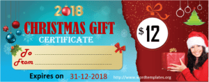 Gift Certificate Templates | Word Templates for Free Download