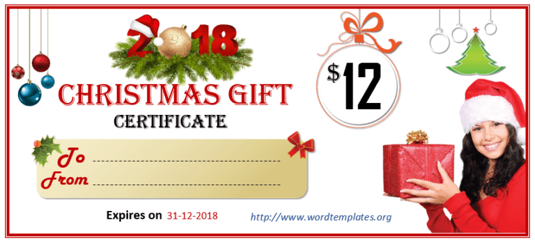 Gift Certificate Templates | Word Templates for Free Download