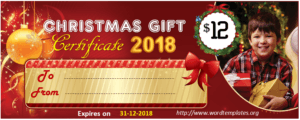 Gift Certificate Templates | Word Templates for Free Download