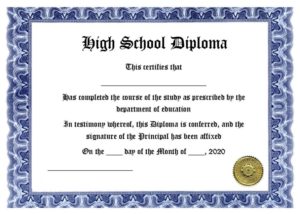 Diploma Certificate Template 15 | Word Templates for Free Download