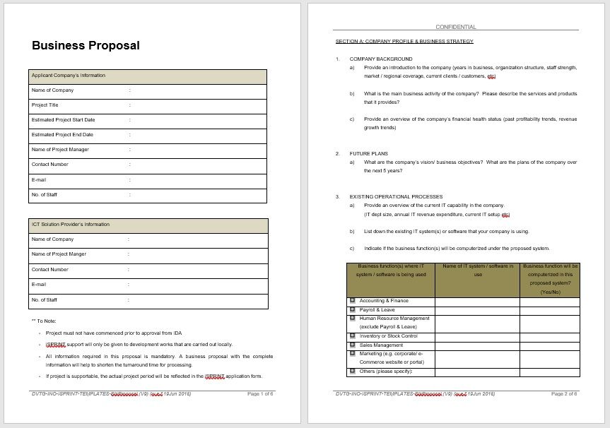 Business Proposal Template 10