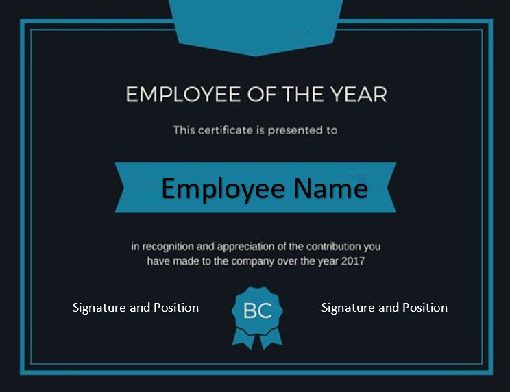 Employee of the Year Template 02