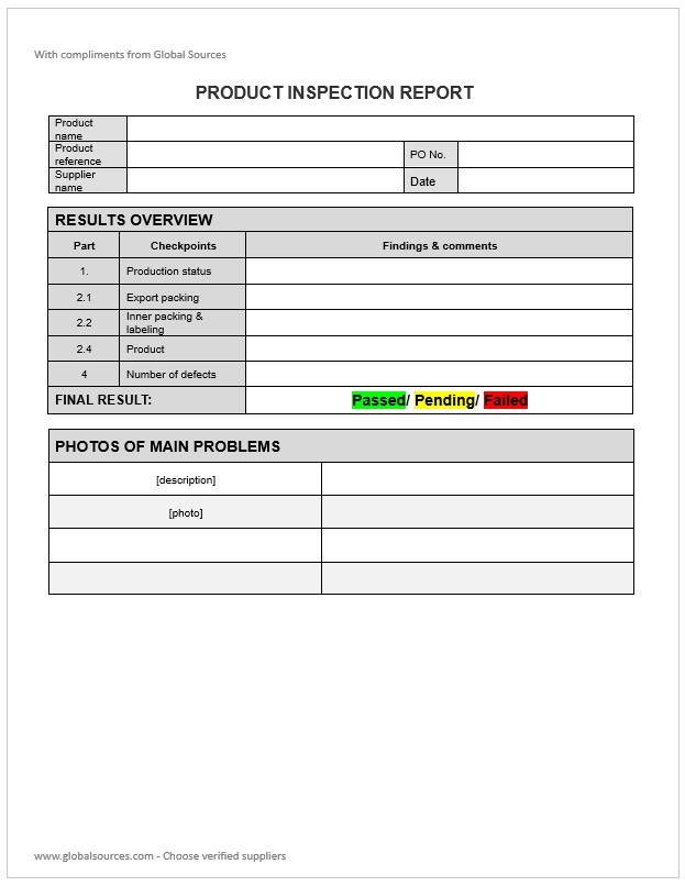 Product-Inspection-Report-Template